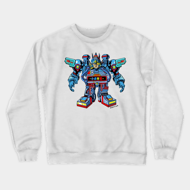 Power Armor Elf - Raw Crewneck Sweatshirt by 1shtar